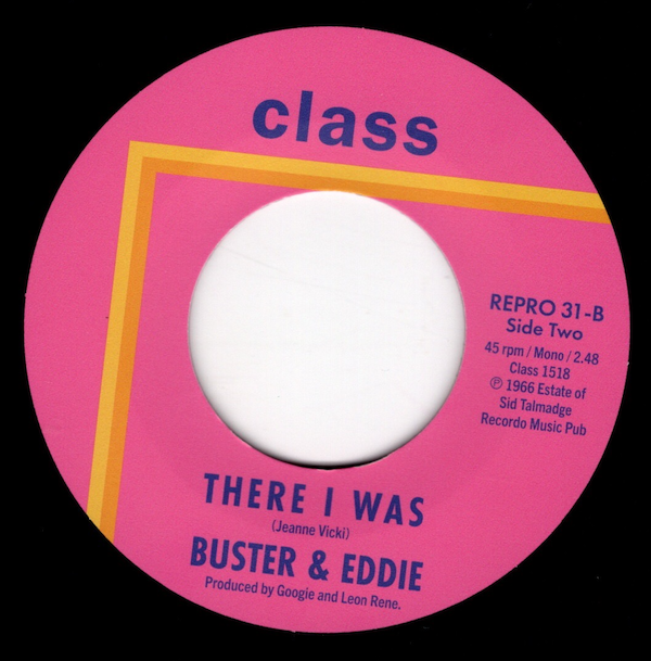 Buster & Eddie - Can't Be Still / There I Was 45 (Class / Kent) 7