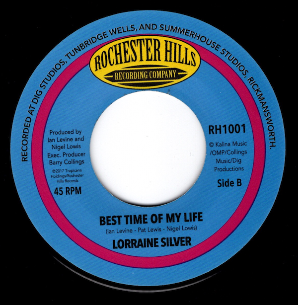 Lorraine Silver - Standing At The Intersection / Best Time Of My Life 45 (Rochester Hills) 7