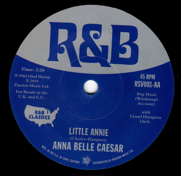 Mamie Perry - Lament / Anna Belle Caesar - Little Anne 45 (Outta Sight) 7