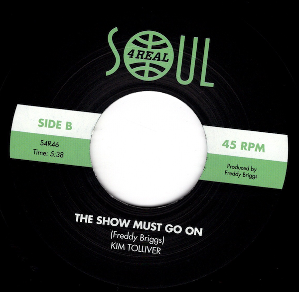 Kim Tolliver - Can't Get Into You / The Show Must Go On 45 (Soul 4 Real) 7