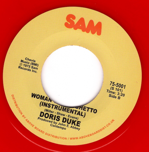 Doris Duke - Woman Of The Ghetto / (Instrumental) 45 (Sam) 7