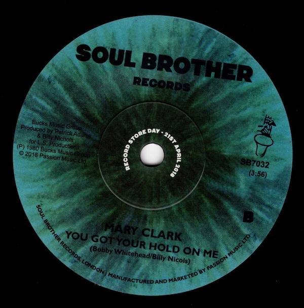 Mary Clark - Take Me I'm Yours / You Got Your Hold On Me 45 (Soul Brother) RECORD STORE DAY 2018 7