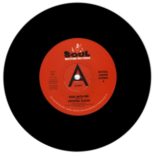 Crystal Clear - Stay With Me / You're So Unreal DEMO 45 (Soul Brother) 7