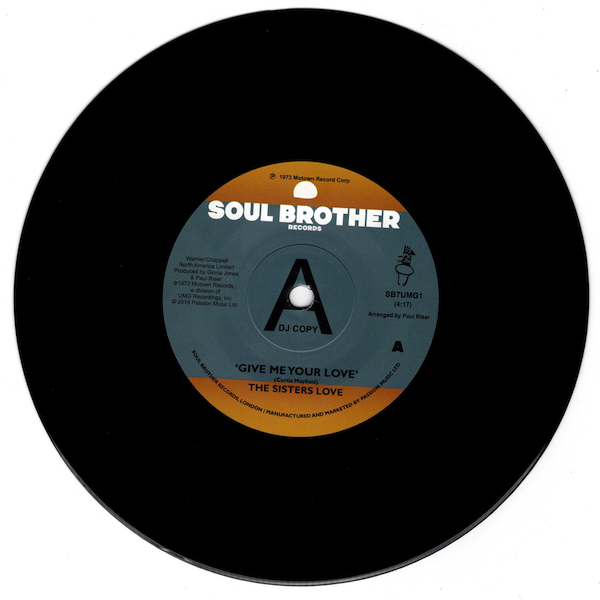 The Sisters Love - Give Me Your Love / Try It, You'll Like It DEMO 45 (Soul Brother) 7