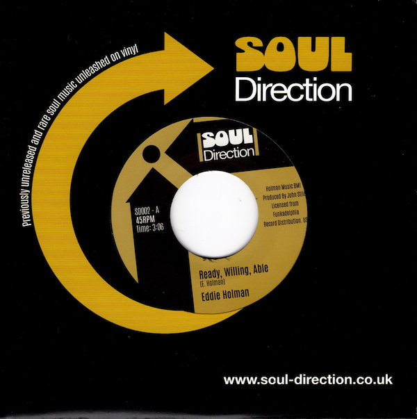 Eddie Holman - Ready, Willing, Able / too Young For Love 45 (Soul Direction) 7