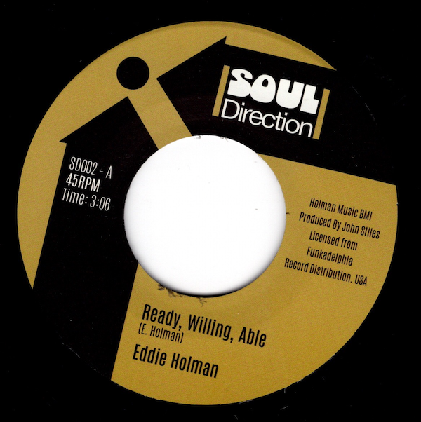 Eddie Holman - Ready, Willing, Able / Too Young For Love 45 (Soul Direction) 7