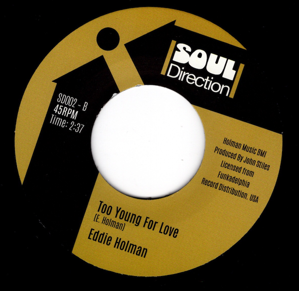 Eddie Holman - Ready, Willing, Able / Too Young For Love 45 (Soul Direction) 7