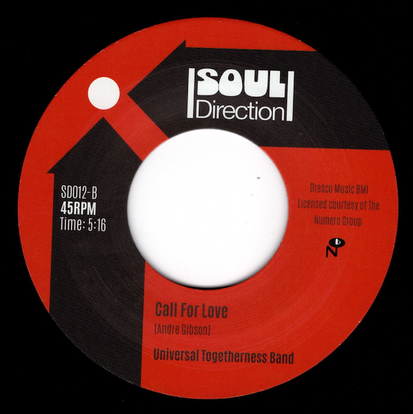 Universal Togetherness Band - I Want You / Call For Love 45 (Soul Direction) 7