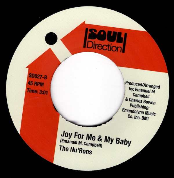Nu'Rons, The - I Can See The Love / Joy For Me & My Baby 45 (Soul Direction) 7