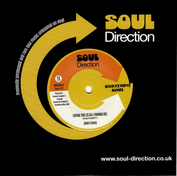 Ebony Evans - Loving You (Is All I Wanna Do) / Lewzarius - Step Up 45 (Soul Direction) 7