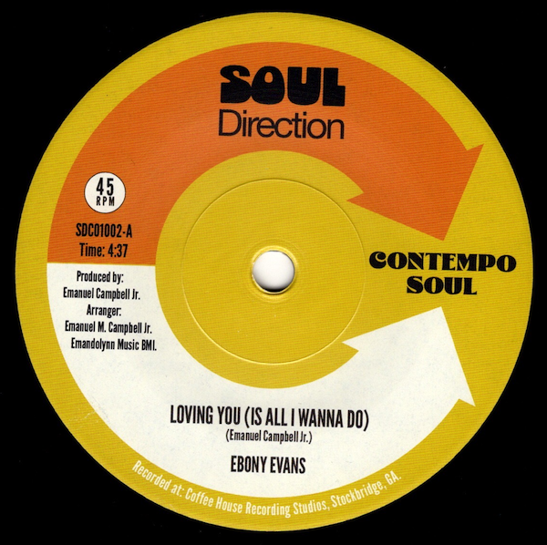Ebony Evans - Loving You (Is All I Wanna Do) / Lewzarius - Step Up 45 (Soul Direction) 7