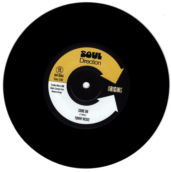 Tommy McGee - Come On / To Make You Happy 45 (Soul Direction) 7