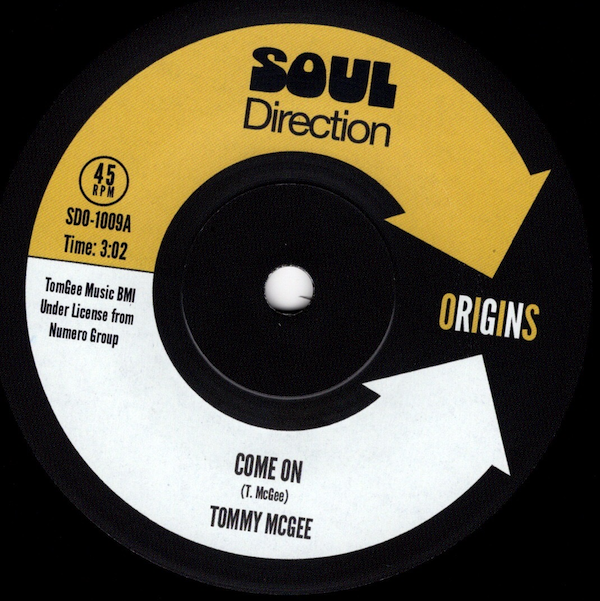 Tommy McGee - Come On / To Make You Happy 45 (Soul Direction) 7