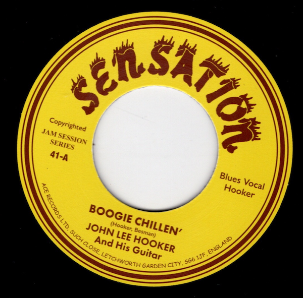 John Lee Hooker - Boogie Chillen' / Boogie Chillen' #2 45 (Ace) 7