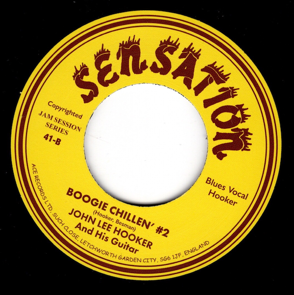 John Lee Hooker - Boogie Chillen' / Boogie Chillen' #2 45 (Ace) 7