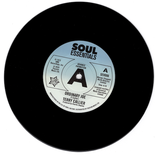 Terry Callier - Ordinary Joe / Jerry Butler - Ordinary Joe DEMO 45 (Outta Sight) 7