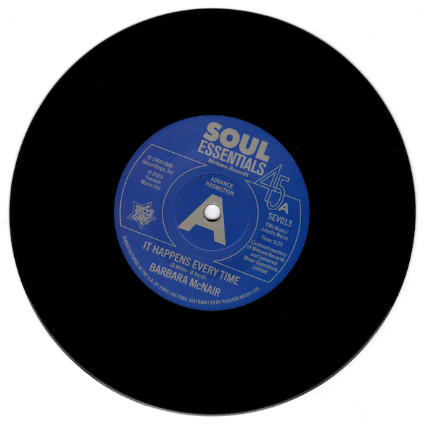 Barbara McNair - It Happens Every Time / You're Gonna Love My Baby DEMO 45 (Outta Sight) 7