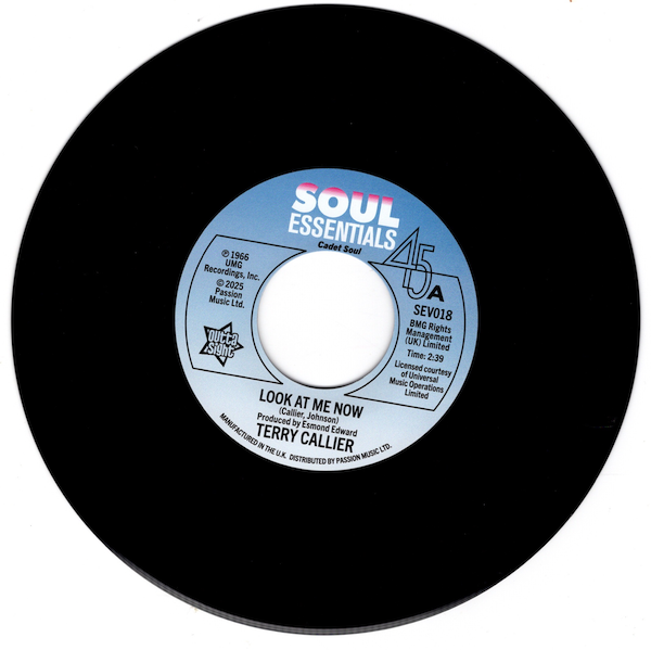 Terry Callier - Look At Me Now / (Alternate Take) 45 (Outta Sight) 7