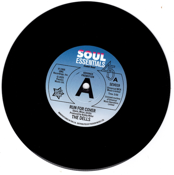 Dells, The - Run For Cover / Wear It On Our Face DEMO 45 (Outta Sight) 7