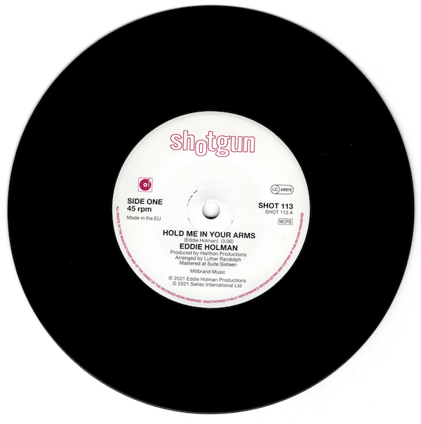 Eddie Holman - Hold Me In Your Arms / I'm Not Gonna Give Up 45 (Shotgun) 7