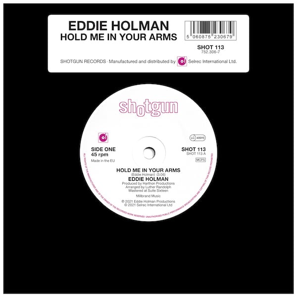 Eddie Holman - Hold Me In Your Arms / I'm Not Gonna Give Up 45 (Shotgun) 7" Vinyl