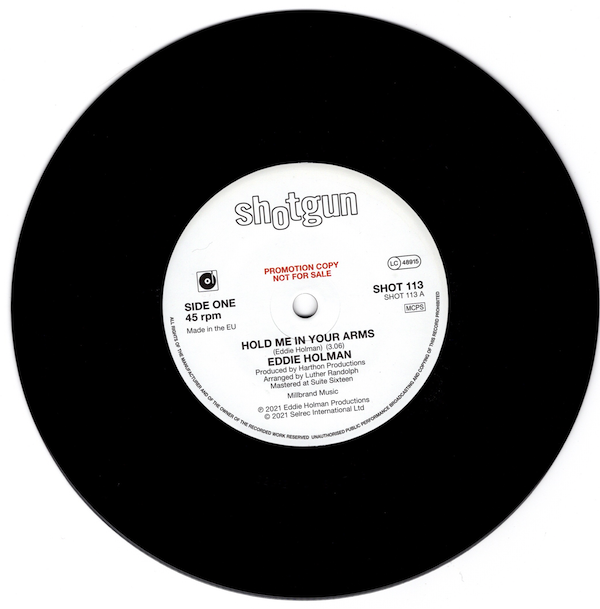 Eddie Holman - Hold Me In Your Arms / I'm Not Gonna Give Up PROMO 45 (Shotgun) 7