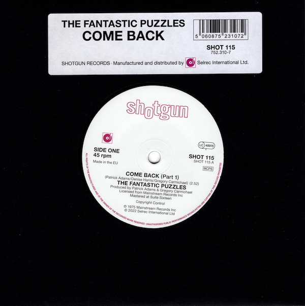 Fantastic Puzzles - Come Back (Part 1) / (Part 2) 45 (Shotgun) 7