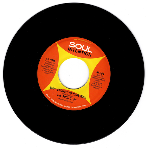 Four Tops - Love Enough To Care (Edit) / (Long Version) 45 (Soul Intention) 7