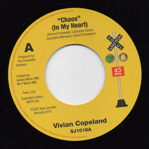 Vivian Copeland - Chaos (In My Heart) / Poindexter Brothers - What I Did In The Streets 45 (Soul Junction) 7