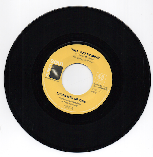 Segments Of Time - Will You Be Mine / Are You Too Blind Too See 45 (Street Soul) 7" Vinyl