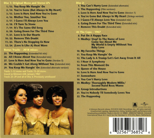 Supremes - Sing Holland Dozier Holland 2x CD (Motown) - Image 3