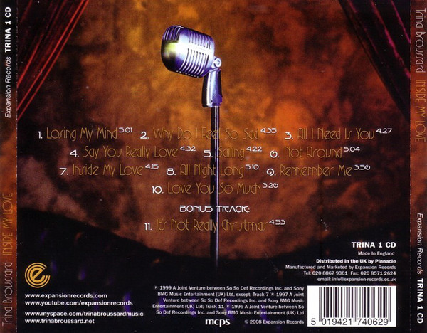 Trina Broussard - Inside My Love CD (Expansion) - Image 3