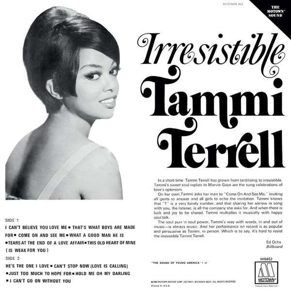 Tammi Terrell - Irresistible CD (Culture Factory) - Image 2