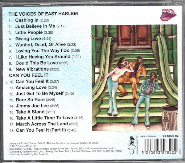 Voices Of East Harlem - Voices Of East Harlem / Can You Feel It - Two Albums on One CD (Soul Brother) - Image 2