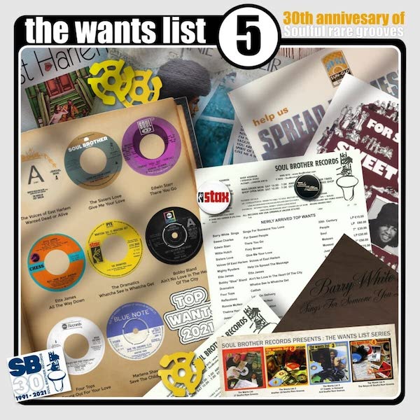 Wants List Volume 5 - 30th Anniversary Of Soulful Rare Grooves - Various Artists CD (Soul Brother)