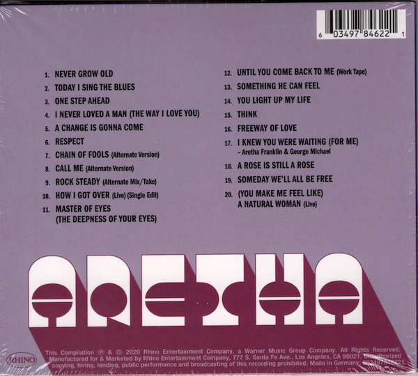 Aretha Franklin - Aretha CD (Rhino) - Image 2