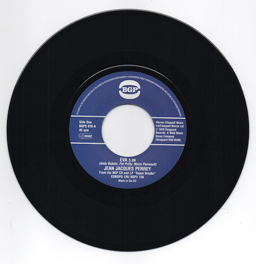 Jean Jacques Perrey - Eva / Camille Yarbrough - Take Yo Praise 45 (BGP) 7' Vinyl