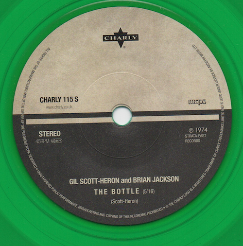 Gil Scott-Heron & Brian Jackson - The Bottle / Your Daddy Loves You (Green Vinyl) 45
