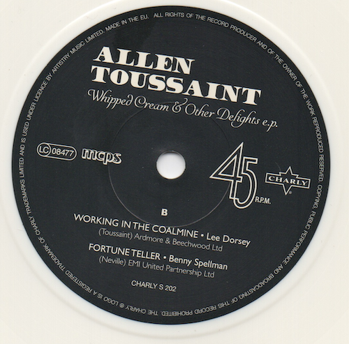 Allen Toussaint - Whipped Cream & Other Delights White Vinyl EP