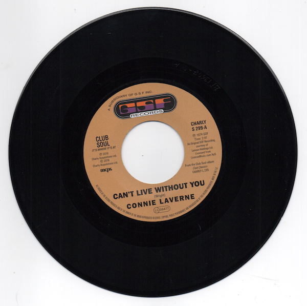 Connie Laverne - Can't Live Without You / Anderson Brothers - I Can See Him Loving You 45