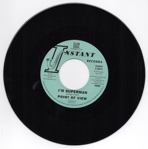 Point Of View - I'm Superman / Cliff Holmes - I Need Ya' Baby 45