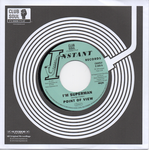 Point Of View - I'm Superman / Cliff Holmes - I Need Ya' Baby 45 (Charly) 7