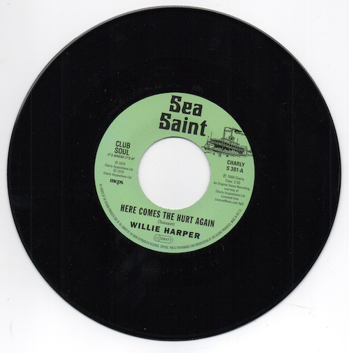 Willie Harper - Here Comes The Hurt Again / Lee Dorsey - Here Comes The Hurt Again 45
