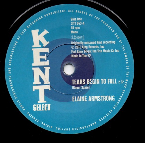 Elaine Armstrong - Tears Begin To Fall / Betty Moorer - Speed Up 45
