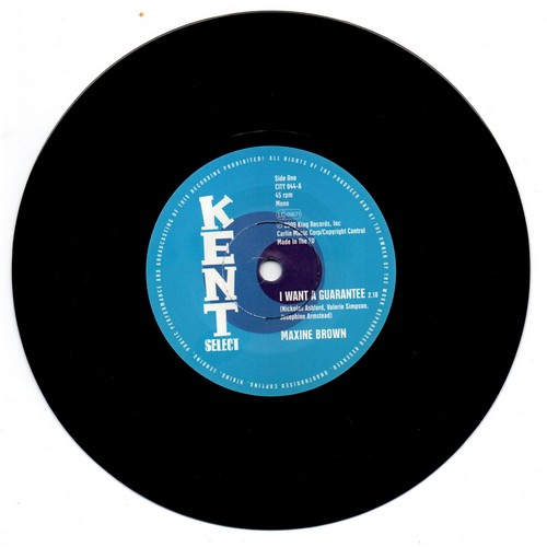 Maxine Brown - I Want A Guarantee / Sonny Turner & Sound Limited - Now That You're Gone 45