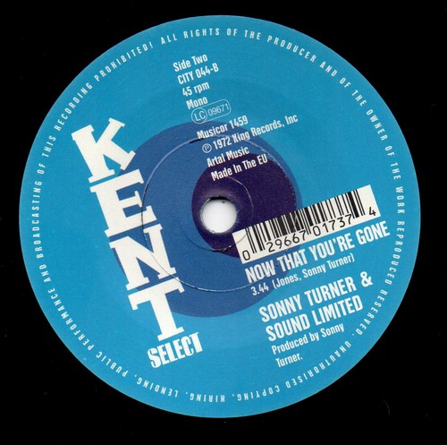 Maxine Brown - I Want A Guarantee / Sonny Turner & Sound Limited - Now That You're Gone 45
