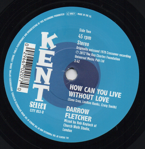 Darrow Fletcher - (Love Is My) Secret Weapon / How Can You Live Without Love 45