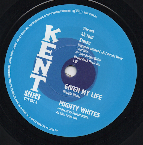 Mighty Whites - Given My Life / Jacqueline Jones - A Frown On My Face 45