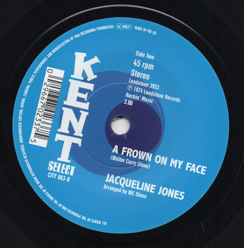 Mighty Whites - Given My Life / Jacqueline Jones - A Frown On My Face 45