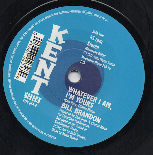 Joe Graham - I'm A Happy Man / Bill Brandon - Whatever I Am, I'm Yours 45